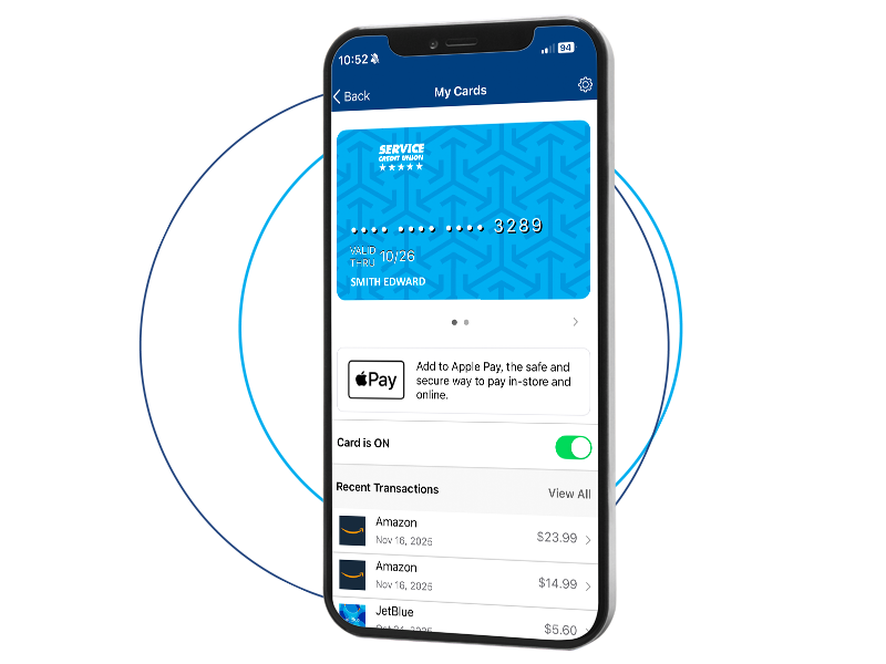 My Cards on Mobile App