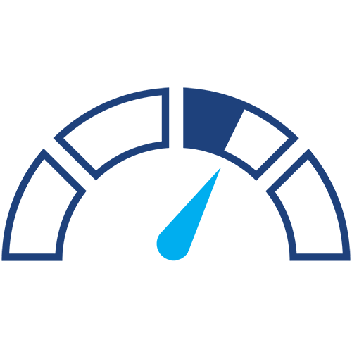 Drawing of a score gauge